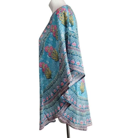 Tolani Collection shirt size XXS colorful kaftan - Picture 2 of 8